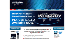 Desktop Screenshot of integrityglobalsecurity.com